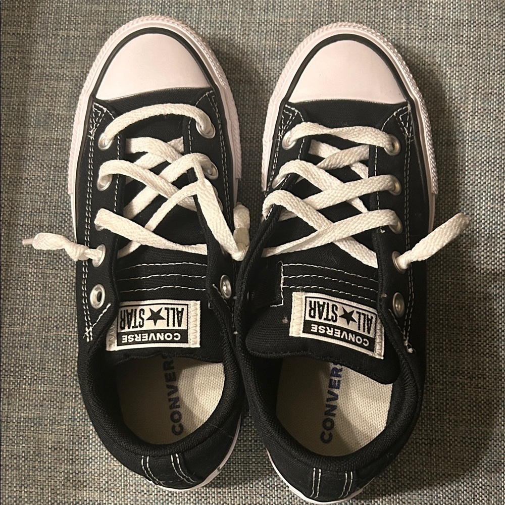 Converse Kids Black and White Sneakers